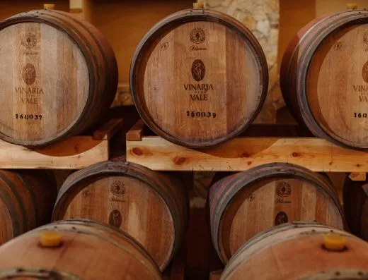 Vinăria din Vale, vinărie Cahul, Slobozia Mare - Butoaie cu vin